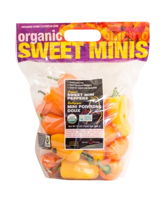 Pimiento Mucci Farms Mini Orgánico 680G - .