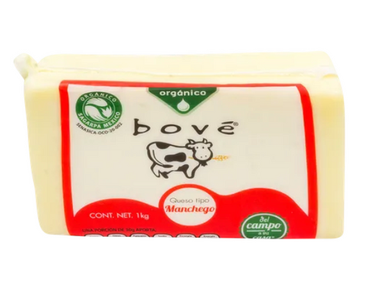 Queso Manchego Bove Orgánico 1K - .