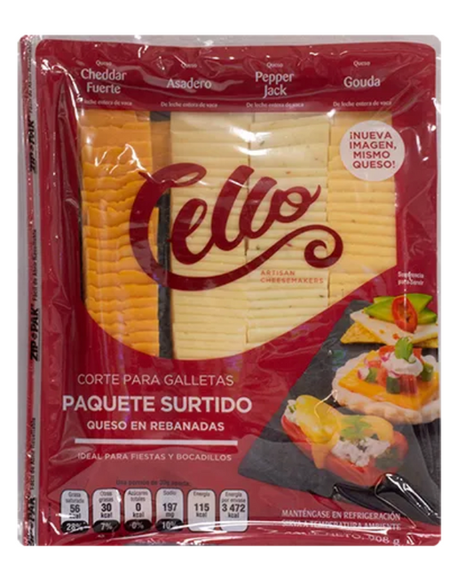Queso Cello Paquete Surtido 908G - .