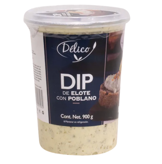 Dip Delico de Elote Con Poblano 900G - .