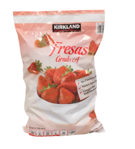 Fresas Congeladas Grado A Kirkland Signature 272G - .