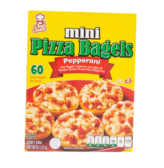 Pizza Chef Gusto Mini Bagels 60P - .