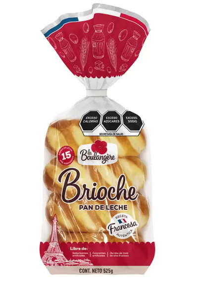 La Boulangere Pan de Leche Brioche 525 gr -  KOZ