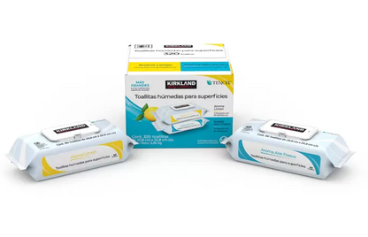 Kirkland Signature Toallitas para Superficies 4 paquetes de 80 Toallitas - .