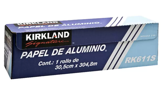 Kirkland Signature Papel de Aluminio 1 Rollo 30.5 cm x 304.8 m - .
