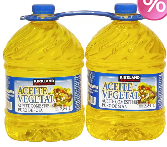 Kirkland Signature Aceite Vegetal 2 pzas de 2.84 L - .