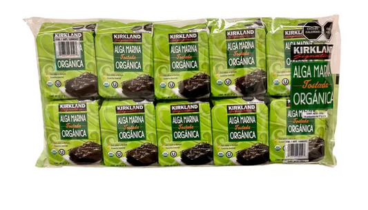 Kirkland Signature Alga Marina Orgánica 10 pzas de 17 g - .