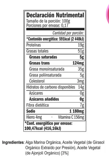 Kirkland Signature Alga Marina Orgánica 10 pzas de 17 g - .