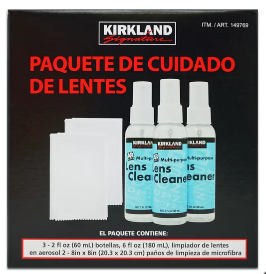 Kirkland Signature Paquete de Cuidado de Lentes - .