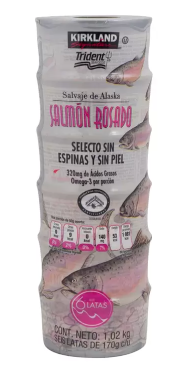 Kirkland Signature Salmón Salvaje 6 pzas de 170 grs - .