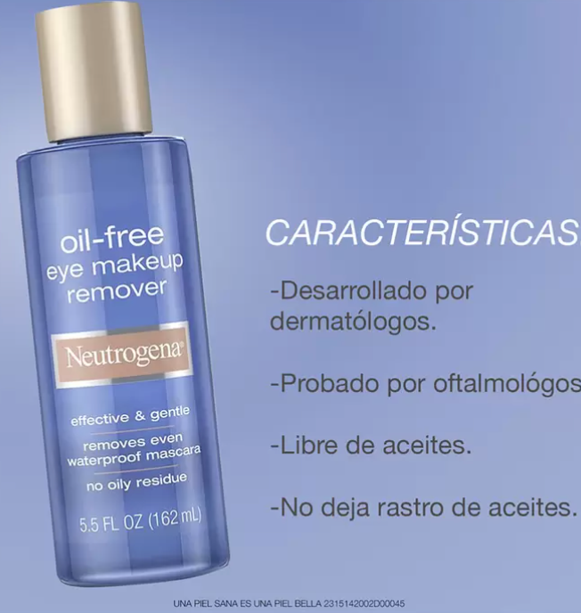 Neutrogena Desmaquillante Bifásico de ojos 3 pzas de 162 ml - .