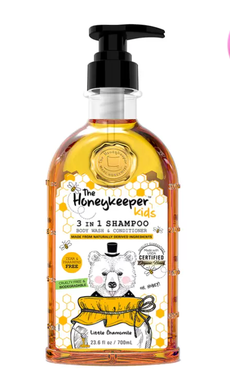 The Honeykeeper Shampoo 3 en 1 con miel 3 pzas de 700 ml - .