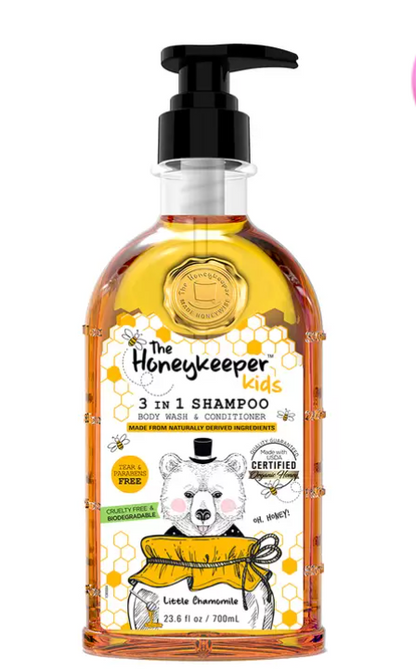 The Honeykeeper Shampoo 3 en 1 con miel 3 pzas de 700 ml - .