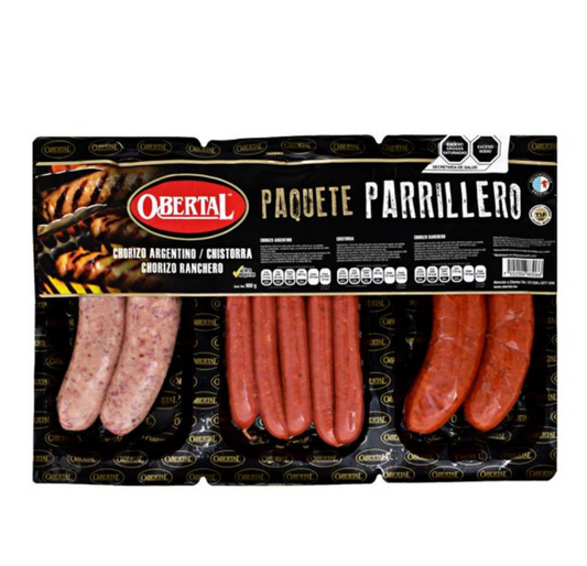 Paquete Parrillero Obertal 900 g - .