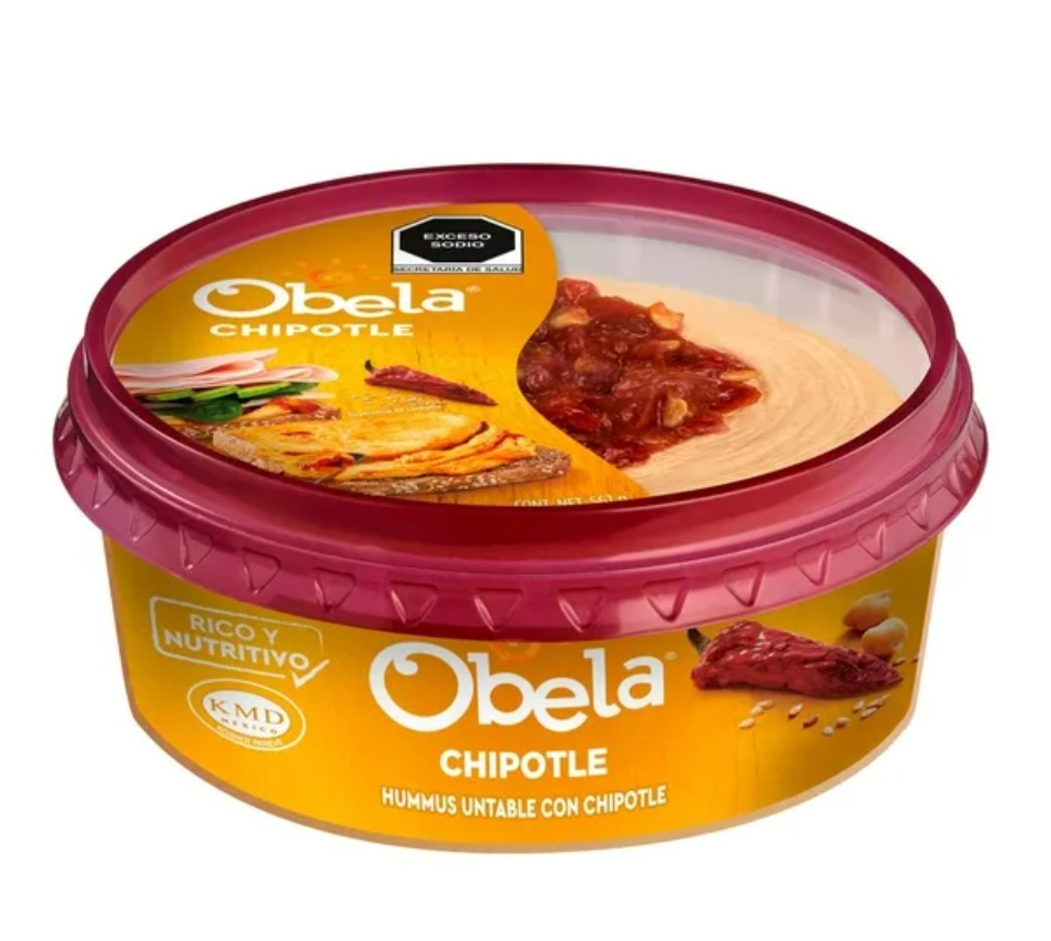 Hummus Obela Chipotle 567 gr - .
