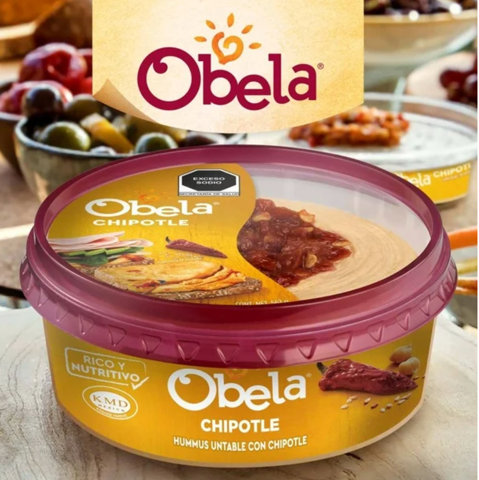 Hummus Obela Chipotle 567 gr - .