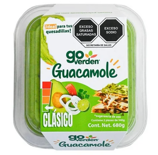 Guacamole GoVerden Clásico 2 pzas de 340 g c/u - .