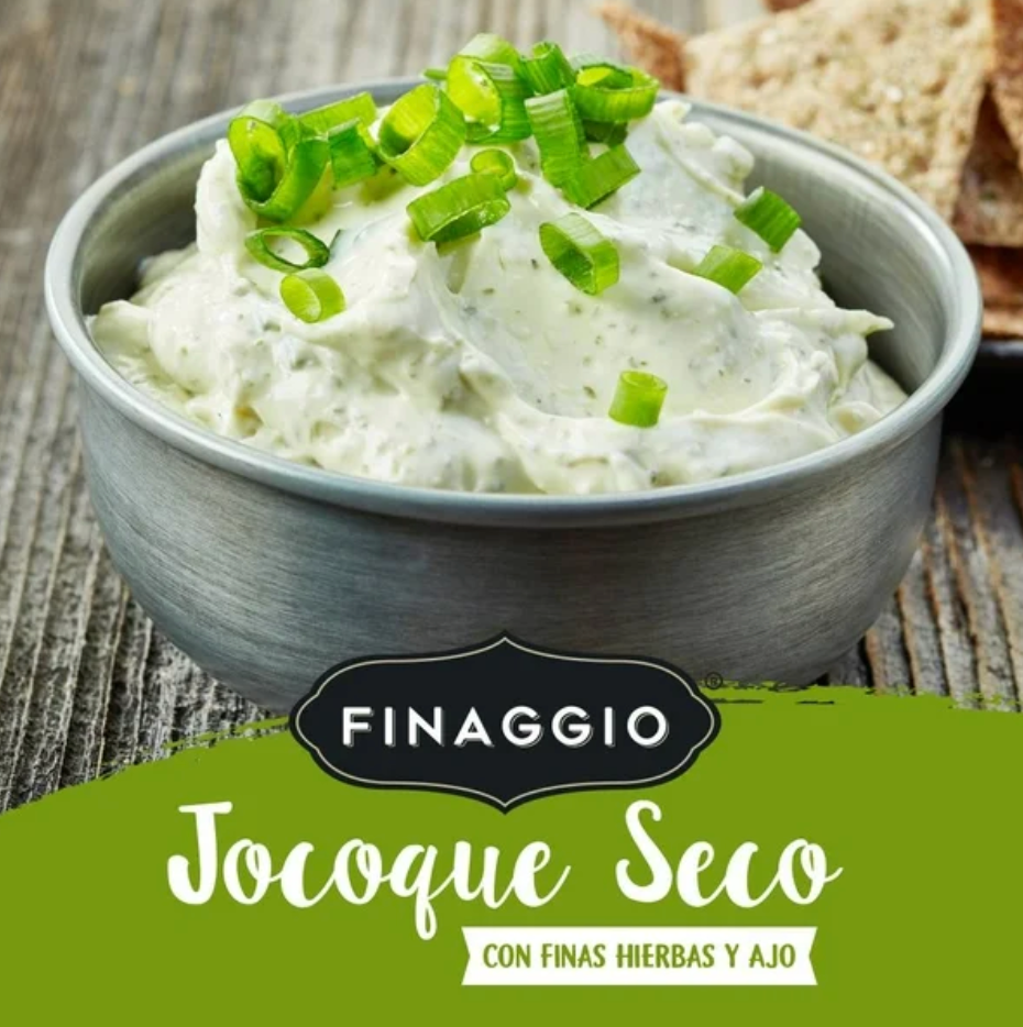 Jocoque Seco Finaggio con Finas Hierbas y Ajo 750 g - .