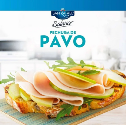 Pechuga de Pavo San Rafael Balance 3 pzas de 250 g - .