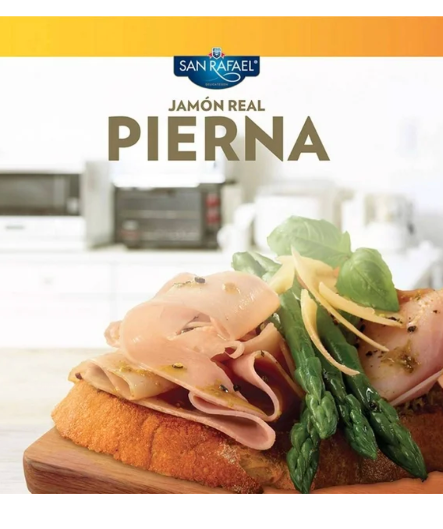 Jamón de Pierna San Rafael 3 piezas de 300 gr - .