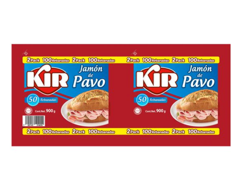 Jamón KIR 2 piezas de 900 gr - .
