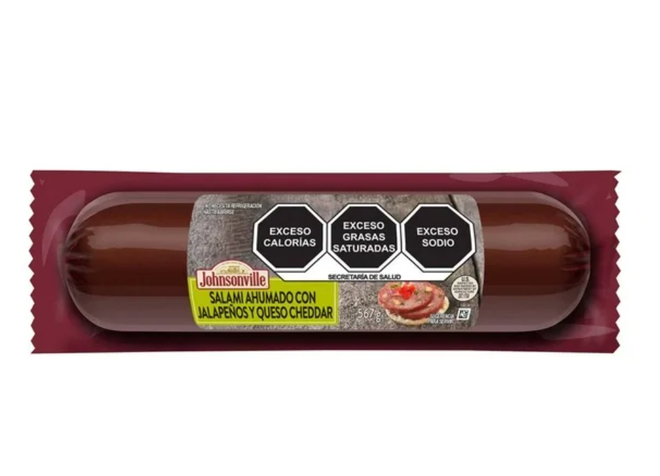 Salami con Jalapeño y Queso Cheddar Johnsonville 567 g - .