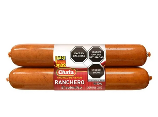 Chorizo Ranchero Chata 600 g - .