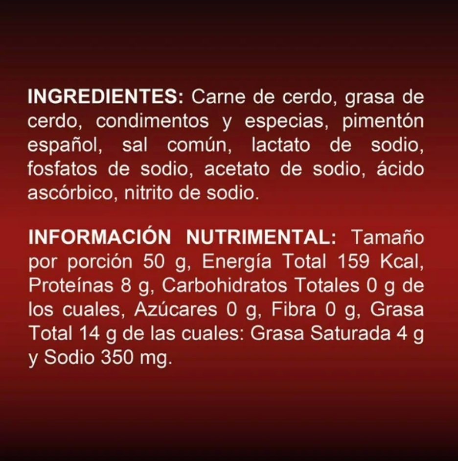 Chistorra SALMI 1 kg - .