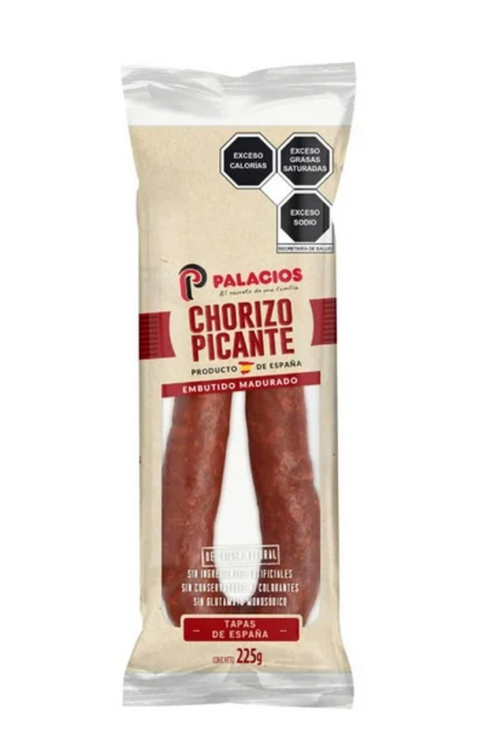 Chorizo Picante Palacios 225 g - .
