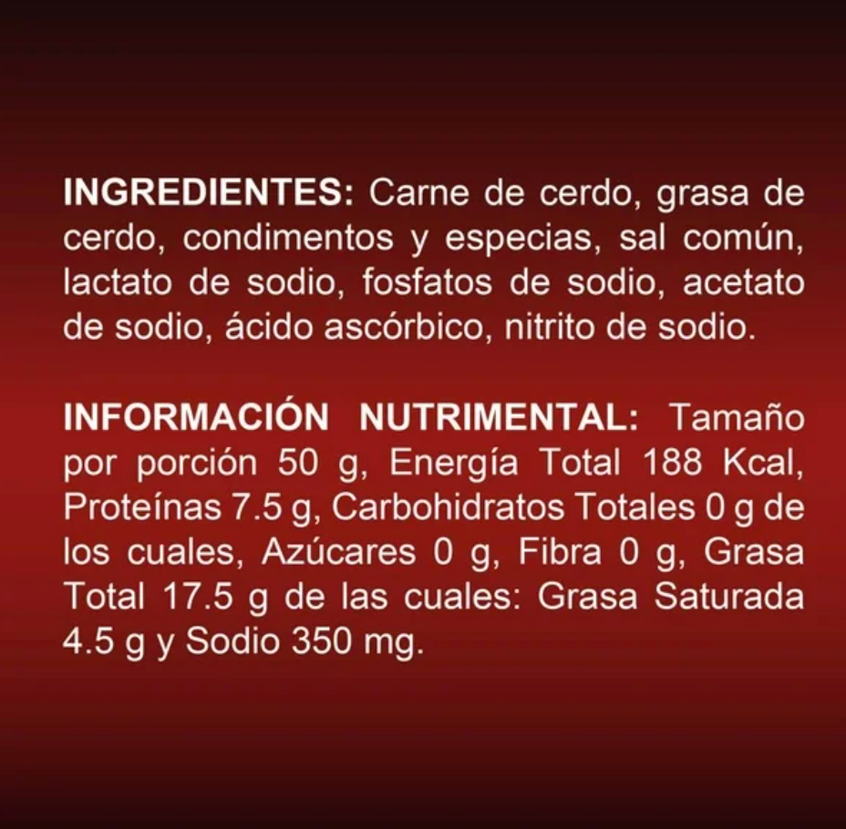 Chorizo Argentino SALMI 1 kg - .