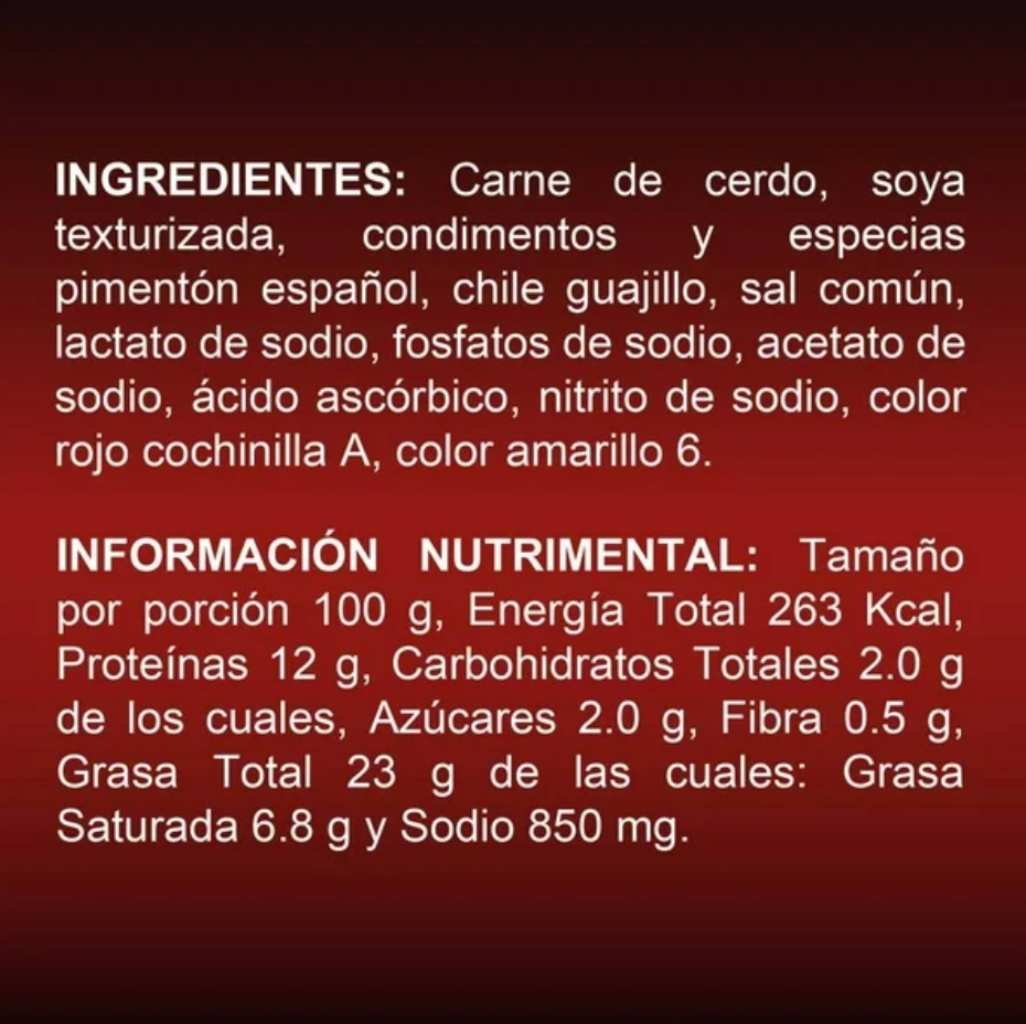 Chorizo Español SALMI 1 kg - .