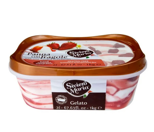 Helado Crema Siviero Maria Crema con Fresa 2 L - .