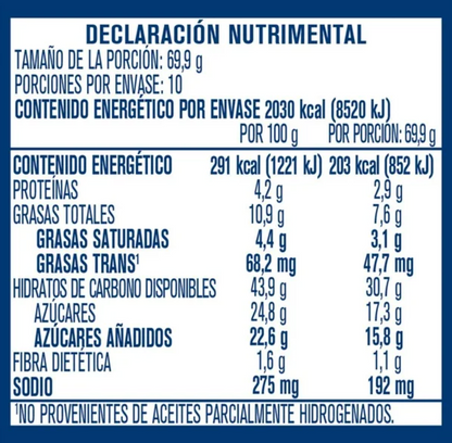 Sandwich Helado Holanda Sabor Oreo 10 piezas de 115 mL c/u - .