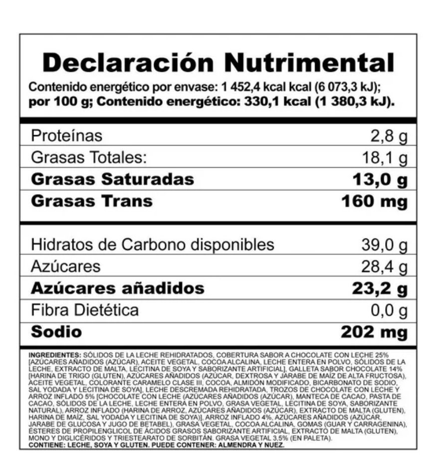Paleta Helada Crunch Nestlé Sandwich Stick 8 pzas - .