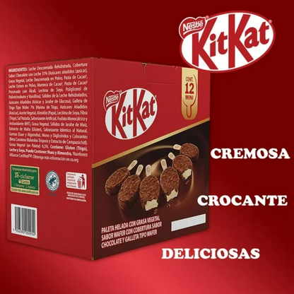 Paleta Helada KitKat Nestlé 12 pzas - .