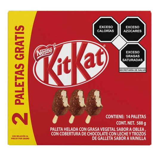 Mini Paletas KitKat Nestle 14 pzas - .