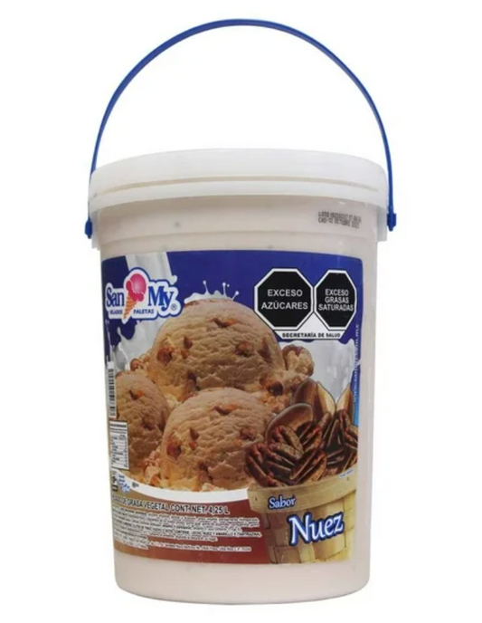 Helado SanMy Sabor Nuez 4,25 l - .