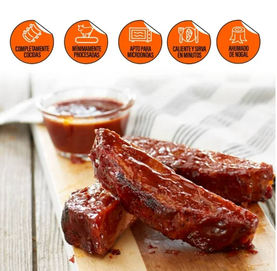 Costillas de Cerdo sin Hueso Member's Mark en Salsa BBQ 907 g - .