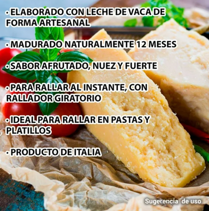 Queso Grana Padano Agriform con Rallador 250 g - .