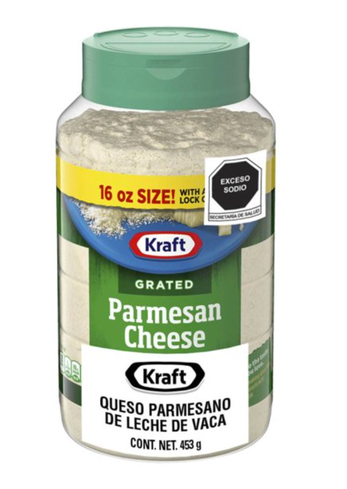 Queso Parmesano Kraft 453 g - .