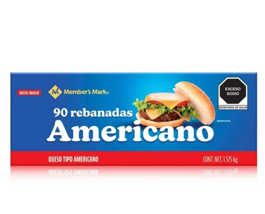 Queso Tipo Americano Member's Mark 1.57 Kg - .