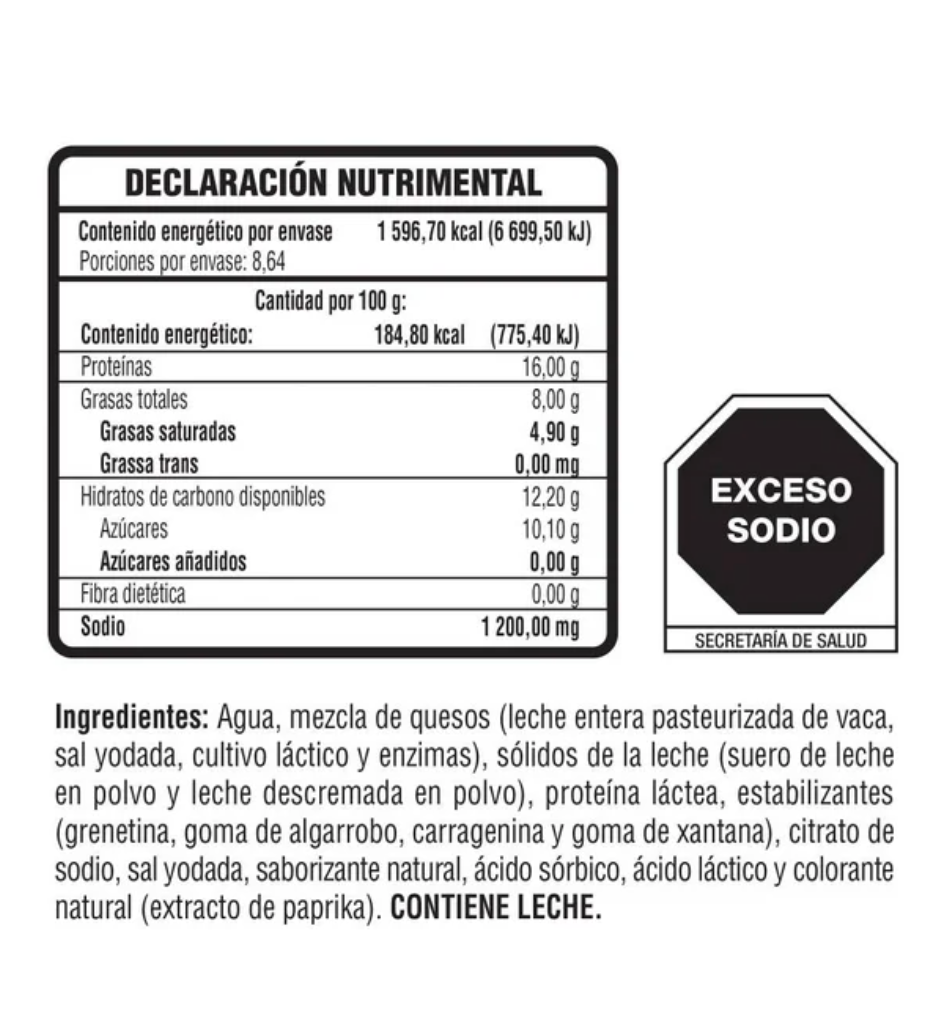 Queso Tipo Americano Kraft Singles Reducido en Grasa 48 Rebanadas - .