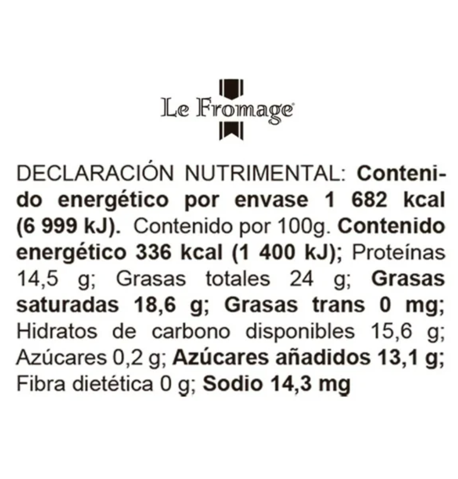 Queso de Cabra con Arándanos Le Fromage 500 g - .