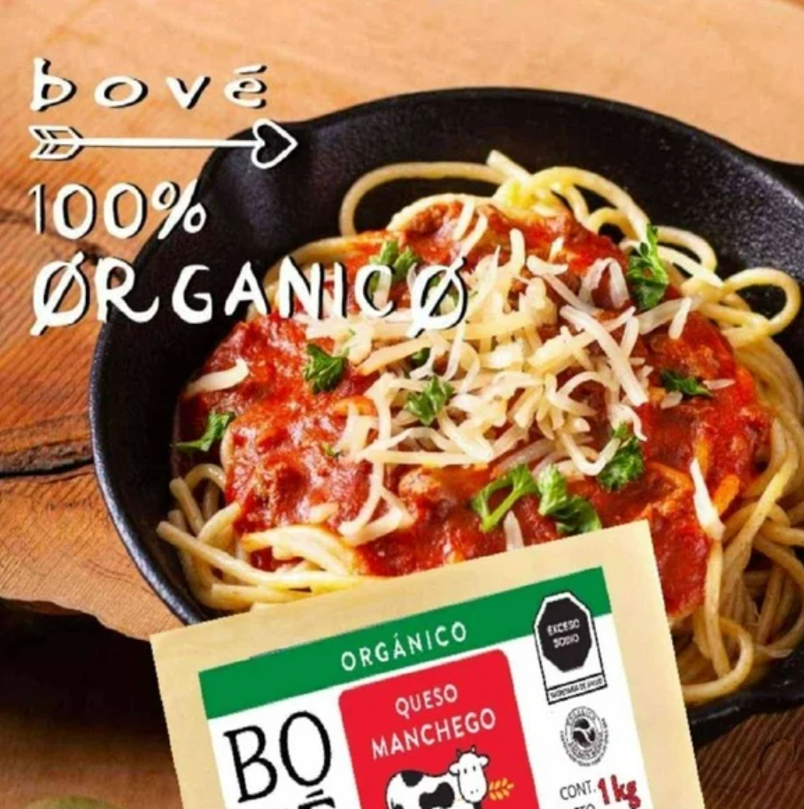 Queso Manchego Orgánico Bové 1 Kg - .