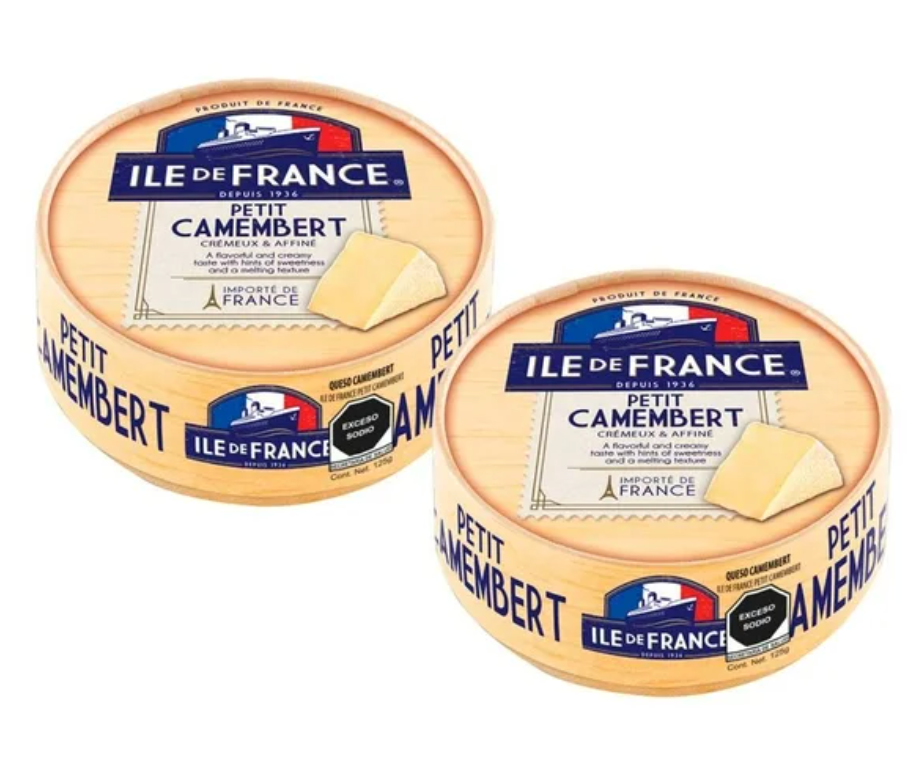 Queso Petit Camembert Ile de France 250 gr - .