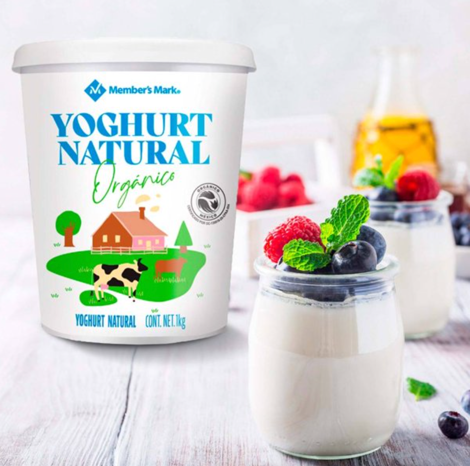 Yoghurt Natural Orgánico Member's Mark 1 kg - .