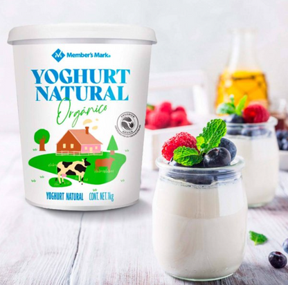 Yoghurt Natural Orgánico Member's Mark 1 kg - .