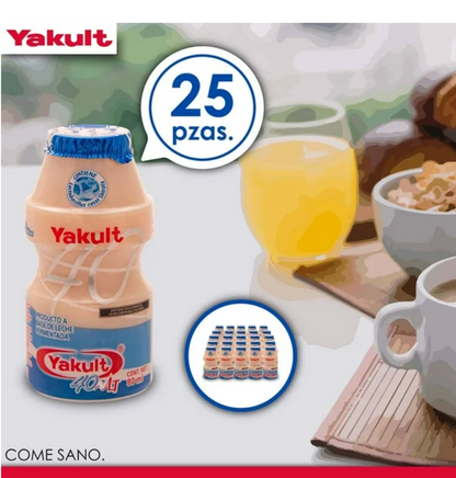 Producto Fermentado Yakult 40 LT 25 pzas de 80 ml c/u -.