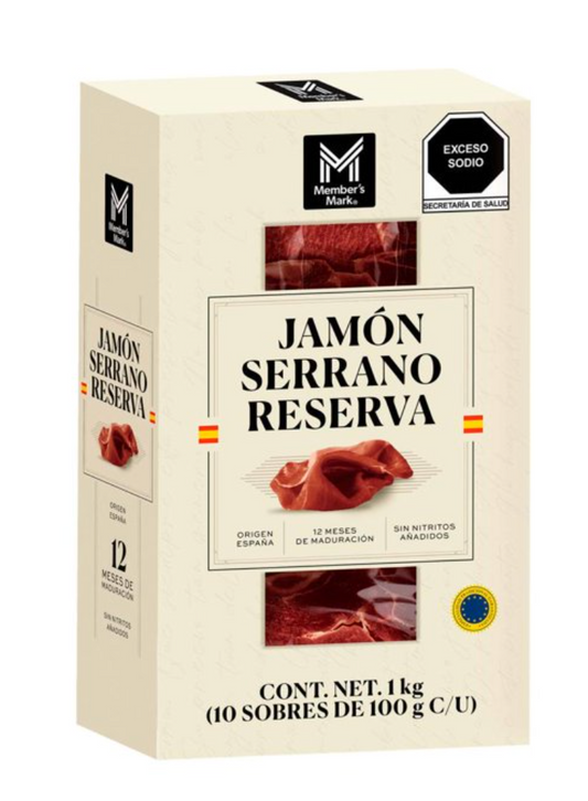 Jamón Serrano Member's Mark Reserva 1 kg - .