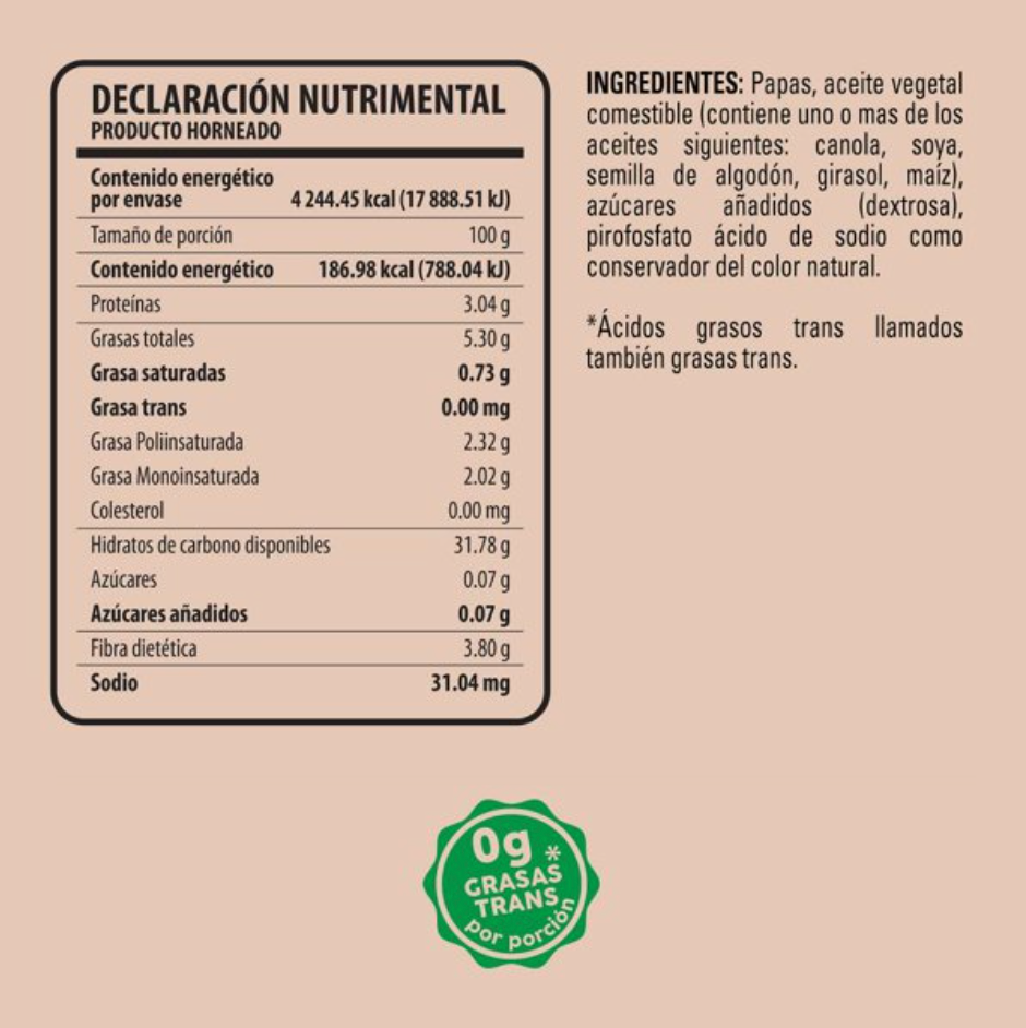 Papas a la Francesa Member's Mark Corte Ondulado 13.62 kg - .